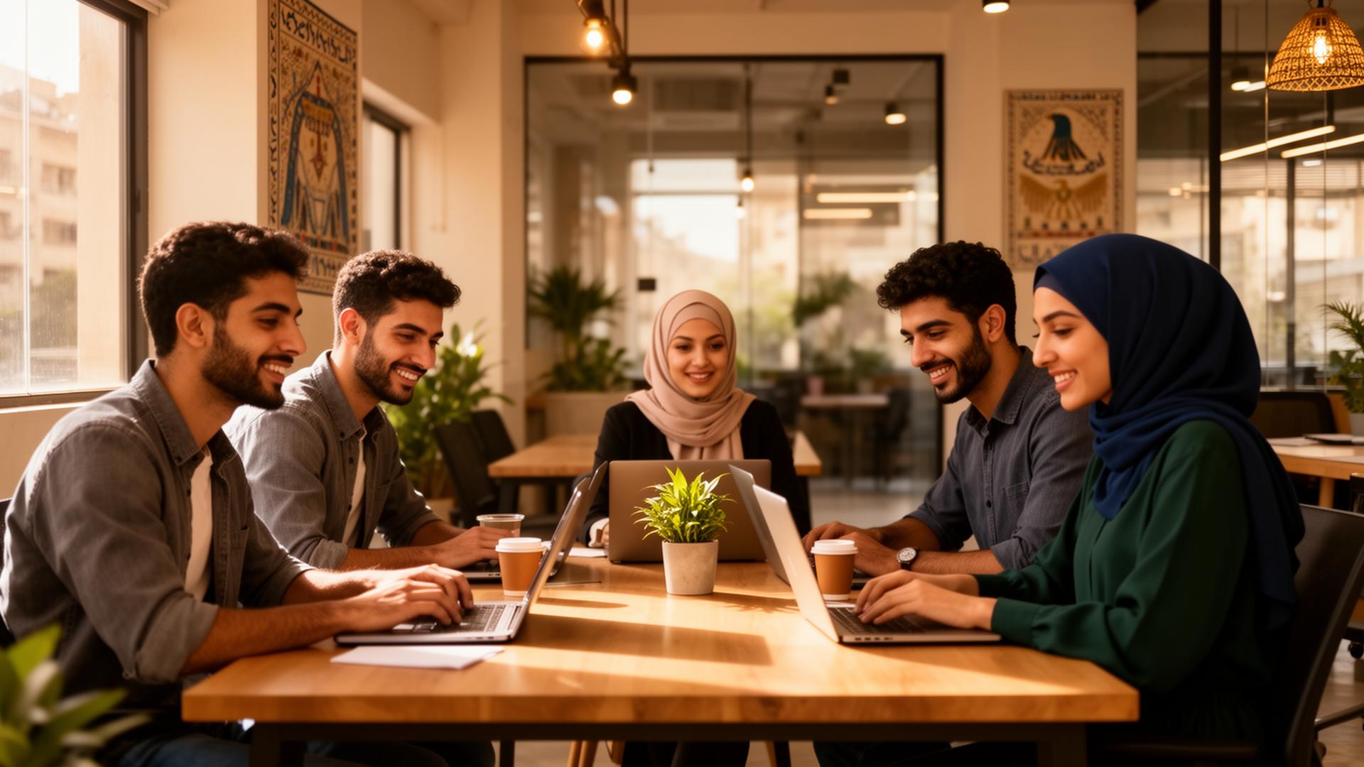 Egyptian founders collaborating